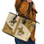 Cowboy Leather Tote Bag Horse Riding Retro Western Yoke Beige - Wonder Print Shop