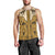 Cowboy Men Tank Top Horse Riding Retro Western Yoke Beige - Wonder Print Shop