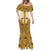 Cowboy Mermaid Dress Horse Riding Retro Western Yoke Beige - Wonder Print Shop