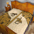 Cowboy Quilt Horse Riding Retro Western Yoke Beige - Wonder Print Shop