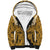Cowboy Sherpa Hoodie Horse Riding Retro Western Yoke Beige - Wonder Print Shop