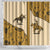 Cowboy Shower Curtain Horse Riding Retro Western Yoke Beige - Wonder Print Shop