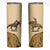 Cowboy Skinny Tumbler Horse Riding Retro Western Yoke Beige - Wonder Print Shop