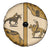 Cowboy Spare Tire Cover Horse Riding Retro Western Yoke Beige - Wonder Print Shop