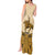 Cowboy Tank Maxi Dress Horse Riding Retro Western Yoke Beige - Wonder Print Shop