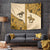 Cowboy Tapestry Horse Riding Retro Western Yoke Beige - Wonder Print Shop