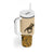 Cowboy Tumbler With Handle Horse Riding Retro Western Yoke Beige - Wonder Print Shop