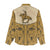 Cowboy Women Casual Shirt Horse Riding Retro Western Yoke Beige - Wonder Print Shop
