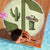Cowboy Beach Blanket Cactus Retro Western Yoke - Wonder Print Shop