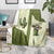 Cowboy Blanket Cactus Retro Western Yoke - Wonder Print Shop