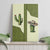 Cowboy Canvas Wall Art Cactus Retro Western Yoke - Wonder Print Shop
