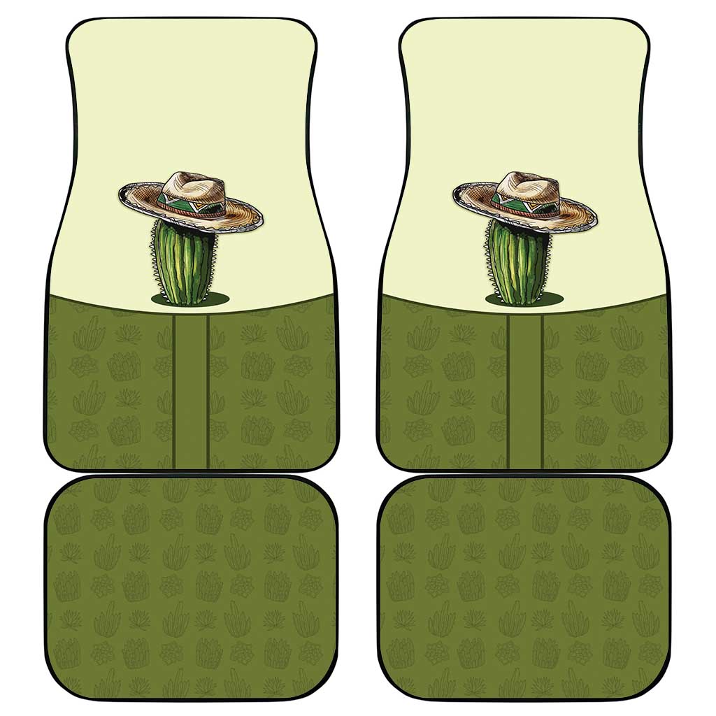Cowboy Car Mats Cactus Retro Western Yoke - Wonder Print Shop