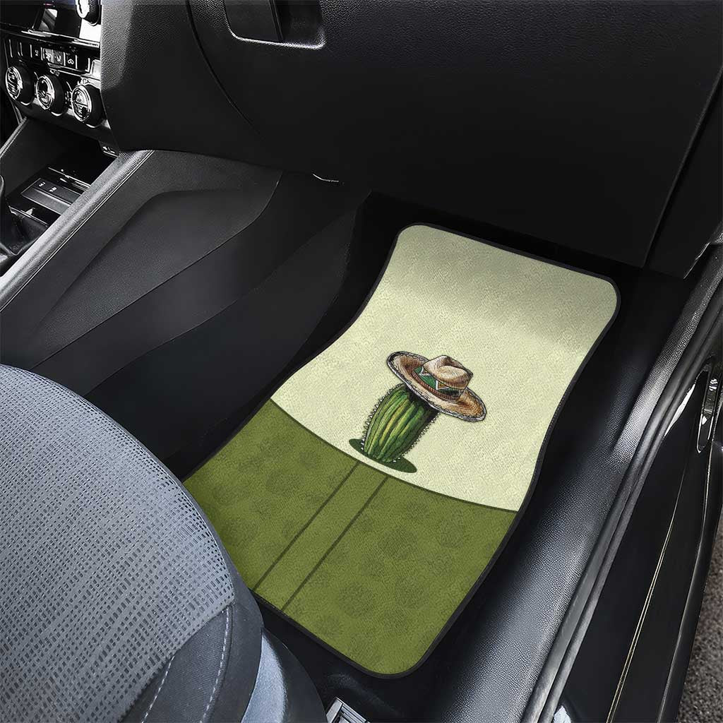 Cowboy Car Mats Cactus Retro Western Yoke - Wonder Print Shop