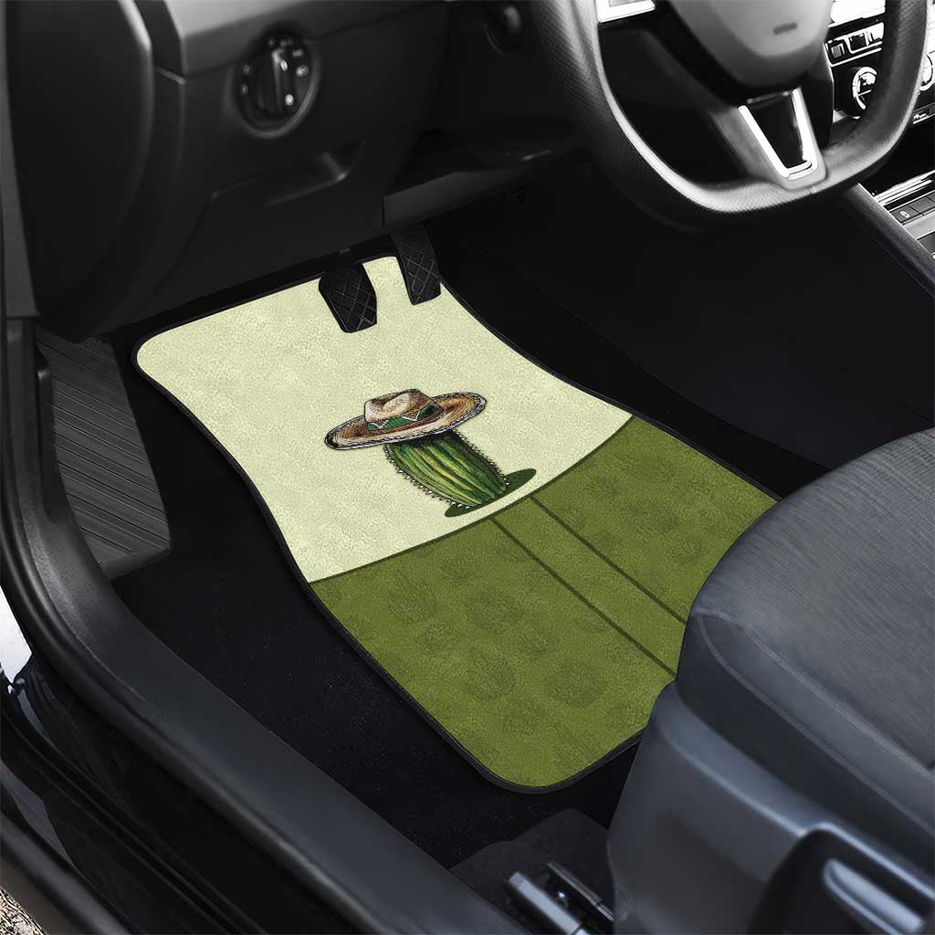 Cowboy Car Mats Cactus Retro Western Yoke - Wonder Print Shop