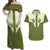 Cowboy Couples Matching Off Shoulder Maxi Dress and Hawaiian Shirt Cactus Retro Western Yoke - Wonder Print Shop