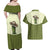 Cowboy Couples Matching Off Shoulder Maxi Dress and Hawaiian Shirt Cactus Retro Western Yoke - Wonder Print Shop