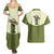 Cowboy Couples Matching Summer Maxi Dress and Hawaiian Shirt Cactus Retro Western Yoke - Wonder Print Shop