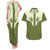 Cowboy Couples Matching Tank Maxi Dress and Hawaiian Shirt Cactus Retro Western Yoke - Wonder Print Shop