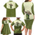 Cowboy Family Matching Long Sleeve Bodycon Dress and Hawaiian Shirt Cactus Retro Western Yoke - Wonder Print Shop