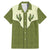 Cowboy Family Matching Mermaid Dress and Hawaiian Shirt Cactus Retro Western Yoke - Wonder Print Shop