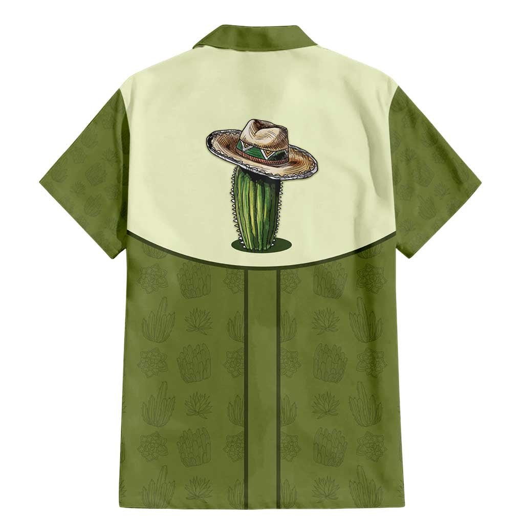 Cowboy Family Matching Mermaid Dress and Hawaiian Shirt Cactus Retro Western Yoke - Wonder Print Shop