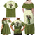 Cowboy Family Matching Off Shoulder Maxi Dress and Hawaiian Shirt Cactus Retro Western Yoke - Wonder Print Shop