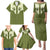 Cowboy Family Matching Puletasi and Hawaiian Shirt Cactus Retro Western Yoke - Wonder Print Shop