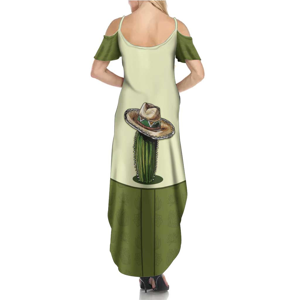 Cowboy Family Matching Summer Maxi Dress and Hawaiian Shirt Cactus Retro Western Yoke - Wonder Print Shop