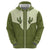 Cowboy Hoodie Cactus Retro Western Yoke - Wonder Print Shop