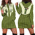 Cowboy Hoodie Dress Cactus Retro Western Yoke - Wonder Print Shop