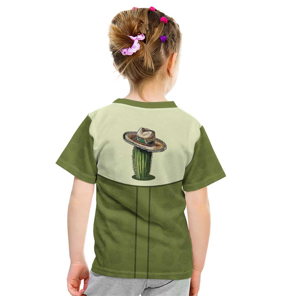 Cowboy Kid T Shirt Cactus Retro Western Yoke - Wonder Print Shop