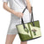 Cowboy Leather Tote Bag Cactus Retro Western Yoke - Wonder Print Shop
