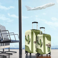 Cowboy Luggage Cover Cactus Retro Western Yoke - Wonder Print Shop