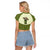 Cowboy Raglan Cropped T Shirt Cactus Retro Western Yoke - Wonder Print Shop