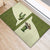 Cowboy Rubber Doormat Cactus Retro Western Yoke - Wonder Print Shop