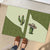 Cowboy Rubber Doormat Cactus Retro Western Yoke - Wonder Print Shop