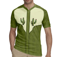 Cowboy Rugby Jersey Cactus Retro Western Yoke - Wonder Print Shop