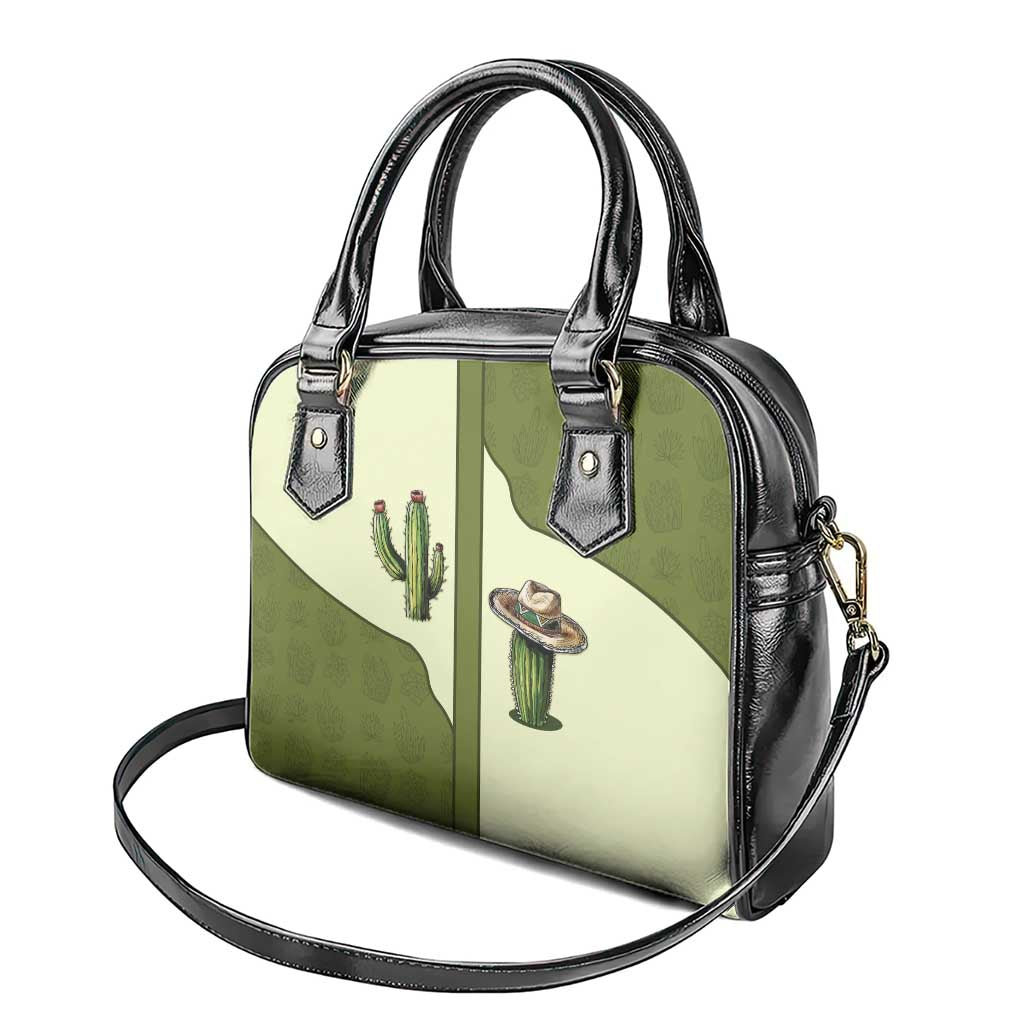 Cowboy Shoulder Handbag Cactus Retro Western Yoke - Wonder Print Shop