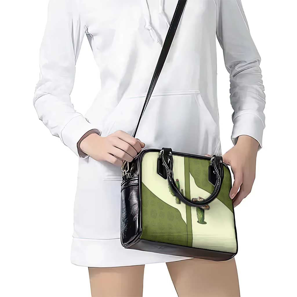 Cowboy Shoulder Handbag Cactus Retro Western Yoke - Wonder Print Shop