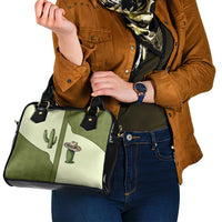 Cowboy Shoulder Handbag Cactus Retro Western Yoke - Wonder Print Shop
