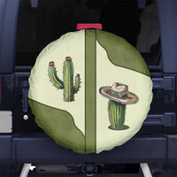 Cowboy Spare Tire Cover Cactus Retro Western Yoke - Wonder Print Shop