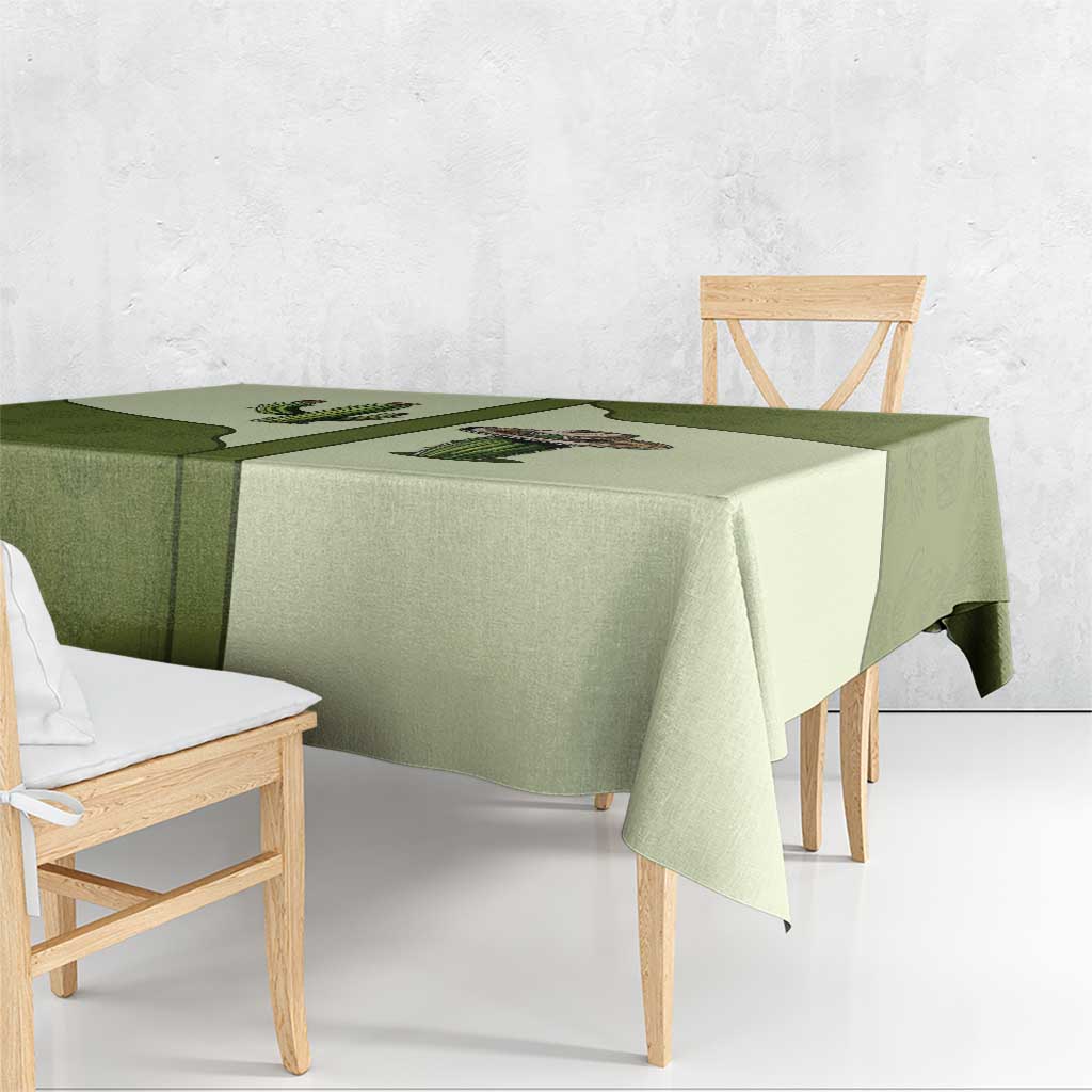 Cowboy Tablecloth Cactus Retro Western Yoke - Wonder Print Shop
