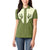 Cowboy Women Polo Shirt Cactus Retro Western Yoke - Wonder Print Shop