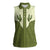 Cowboy Women Sleeveless Polo Shirt Cactus Retro Western Yoke - Wonder Print Shop