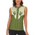Cowboy Women Sleeveless Polo Shirt Cactus Retro Western Yoke - Wonder Print Shop