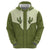 Cowboy Zip Hoodie Cactus Retro Western Yoke - Wonder Print Shop