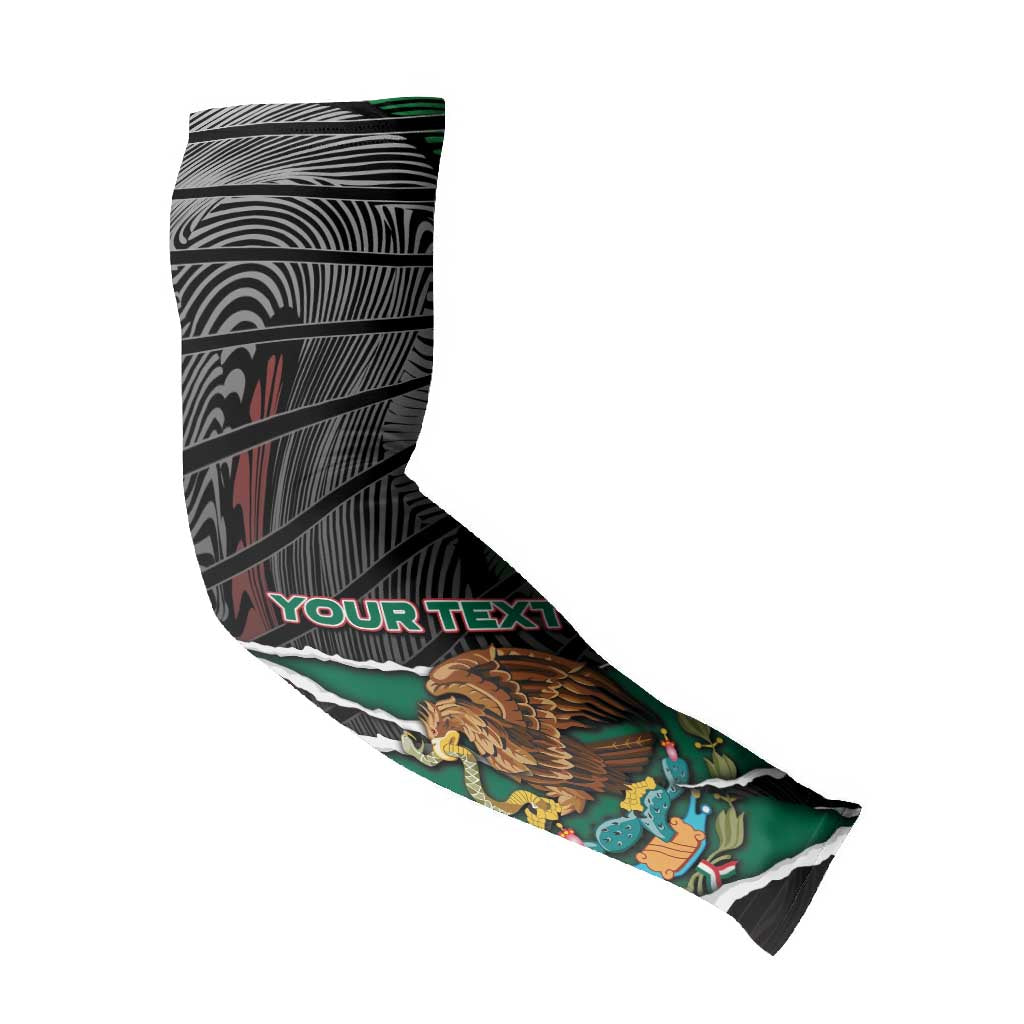 Mexico Arm Sleeves Mexican Patriotic Eagle Emblem - Fierce National Pride - Wonder Print Shop