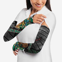 Mexico Arm Sleeves Mexican Patriotic Eagle Emblem - Fierce National Pride - Wonder Print Shop