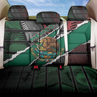 Mexico Back Car Seat Cover Mexican Patriotic Eagle Emblem - Fierce National Pride - Wonder Print Shop