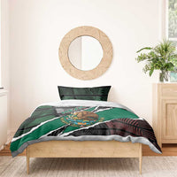 Mexico Bedding Set Mexican Patriotic Eagle Emblem - Fierce National Pride - Wonder Print Shop